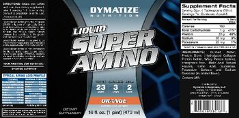Dymatize Nutrition Liquid Super Amino Orange - supplement