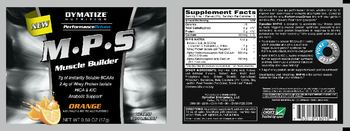 Dymatize Nutrition M-P-S Muscle Builder Orange - supplement