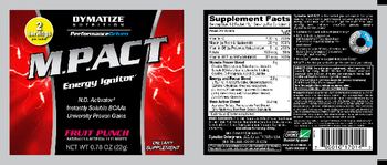 Dymatize Nutrition M.P.Act Fruit Punch - supplement
