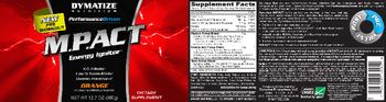 Dymatize Nutrition M.P.Act Orange - supplement