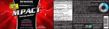 Dymatize Nutrition M.P.Act Raspberry - supplement
