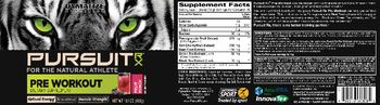 Dymatize Nutrition Pursuit RX Pre Workout Fruit Punch - supplement