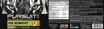 Dymatize Nutrition Pursuit RX Pre Workout Lemonade Ice Tea - supplement
