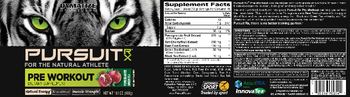 Dymatize Nutrition Pursuit RX Pre Workout Pomegranate Green Tea - supplement