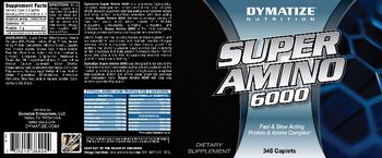 Dymatize Nutrition Super Amino 6000 - supplement