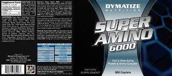 Dymatize Nutrition Super Amino 6000 - supplement