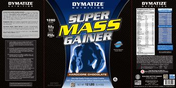 Dymatize Nutrition Super Mass Gainer Hardcore Chocolate - supplement