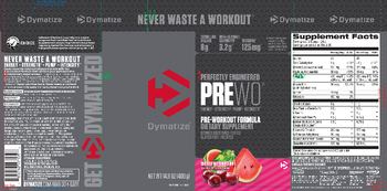 Dymatize PreWO Cherry Watermelon - supplement