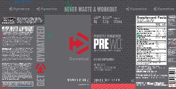 Dymatize PreW.O. Chilled Fruit Fusion - supplement