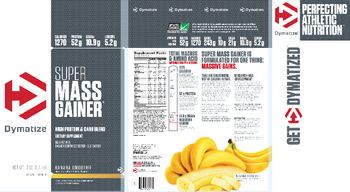 Dymatize Super Mass Gainer Banana Smoothie - supplement