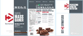 Dymatize Super Mass Gainer Fudge Brownie - supplement