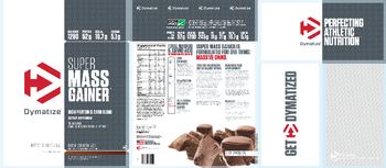 Dymatize Super Mass Gainer Rich Chocolate - supplement