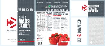 Dymatize Super Mass Gainer Strawberry - supplement