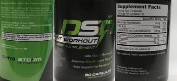 Dyna Storm Nutrition Post Workout - supplement