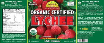 Dynamic Health Laboratories Inc. Organic Certified Lychee Juice Blend - supplement