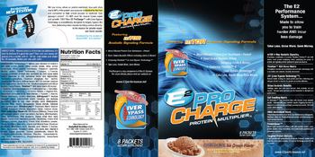 E2 Pro Charge Protein Multiplier Chocolate Ice Cream Flavor - supplement