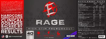 EA Rage Mixed Berry - supplement
