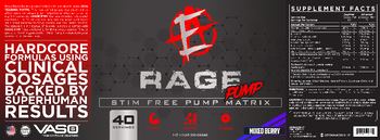 EA Rage Pump Mixed Berry - supplement