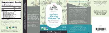 Earth Mama Organics Morning Wellness Tea Comforting Ginger Mint - herbal tesupplement