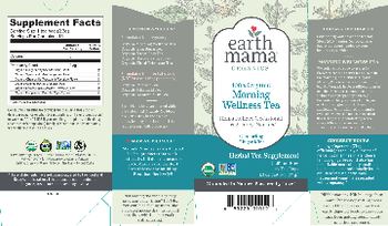 Earth Mama Organics Organic Morning Wellness Tea Comforting Ginger Mint - herbal tesupplement