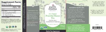 Earth Mama Organics Peaceful Mama Tea Relaxing Citrus Chamomile - herbal tesupplement