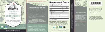 Earth Mama Organics Third Trimester Tea Fragrant Herb Mint - herbal tesupplement