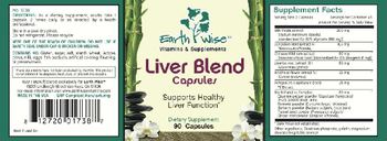 Earth Wise Liver Blend Capsules - supplement