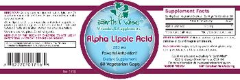 Earth Wise Vitamins & Supplements Alpha Lipoic Acid 250 mg - supplement