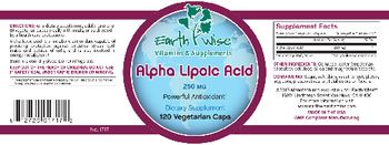 Earth Wise Vitamins & Supplements Alpha Lipoic Acid 250 mg - supplement