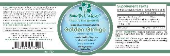 Earth Wise Vitamins & Supplements Golden Ginkgo - supplement