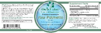 Earth Wise Vitamins & Supplements Saw Palmetto - supplement