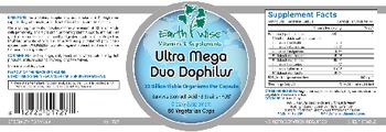 Earth Wise Vitamins & Supplements Ultra Mega Duo Dophilus - supplement
