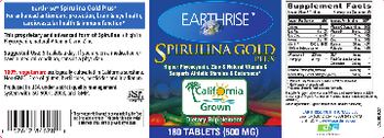 Earthrise Spirulina Gold Plus - supplement