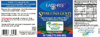 Earthrise Spirulina Gold Plus - supplement