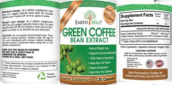 EarthWell Green Coffee Bean Extract - supplement