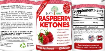 EarthWell Raspberry Keytones - supplement