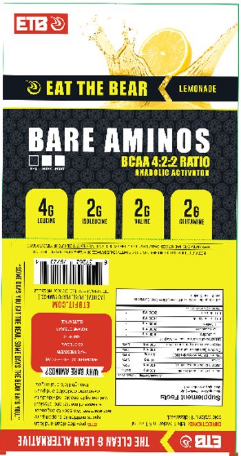 Eat The Bear Bare Aminos Lemonade - 