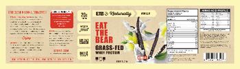 Eat The Bear ETB Grass-Fed Whey Protein Vanilla - 
