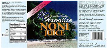 EB Earth's Bounty Hawaiian Noni Juice - liquid supplement