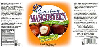 EB Earth's Bounty Mangosteen - liquid supplement