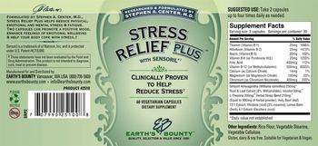 EB Earth's Bounty Stress Relief Plus - supplement