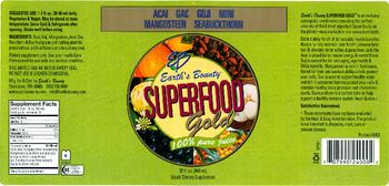EB Earth's Bounty Superfood Gold - liquid supplement