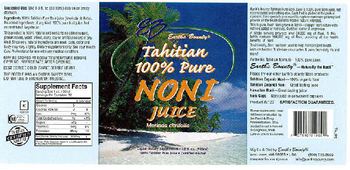 EB Earth's Bounty Tahitian 100% Pure Noni Juice - supplement