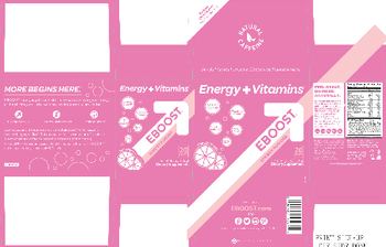 EBOOST EBOOST Energy Powder Pink Lemonade - supplement