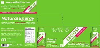 EBOOST EBOOST Energy Shot Natural Berry-Melon Flavor - supplement
