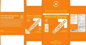 EBOOST EBOOST Natural Orange Flavor - supplement