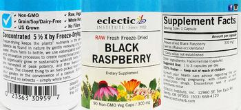 Eclectic Institute Black Raspberry 300 mg - supplement