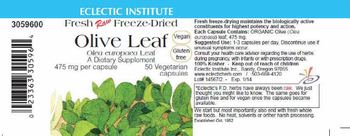 Eclectic Institute Olive Leaf - supplement