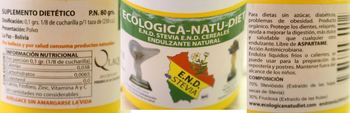 Ecologica-Natu-Diet E.N.D. Stevia - suplemento dietetico