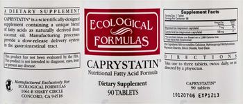 Ecological Formulas Caprystatin - supplement